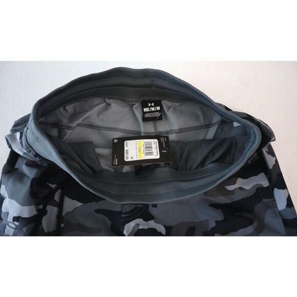 Under Armour 1373868-001 Men's Sz M Black Camo UA Elite Cargo Printed Shorts - Picture 3 of 8